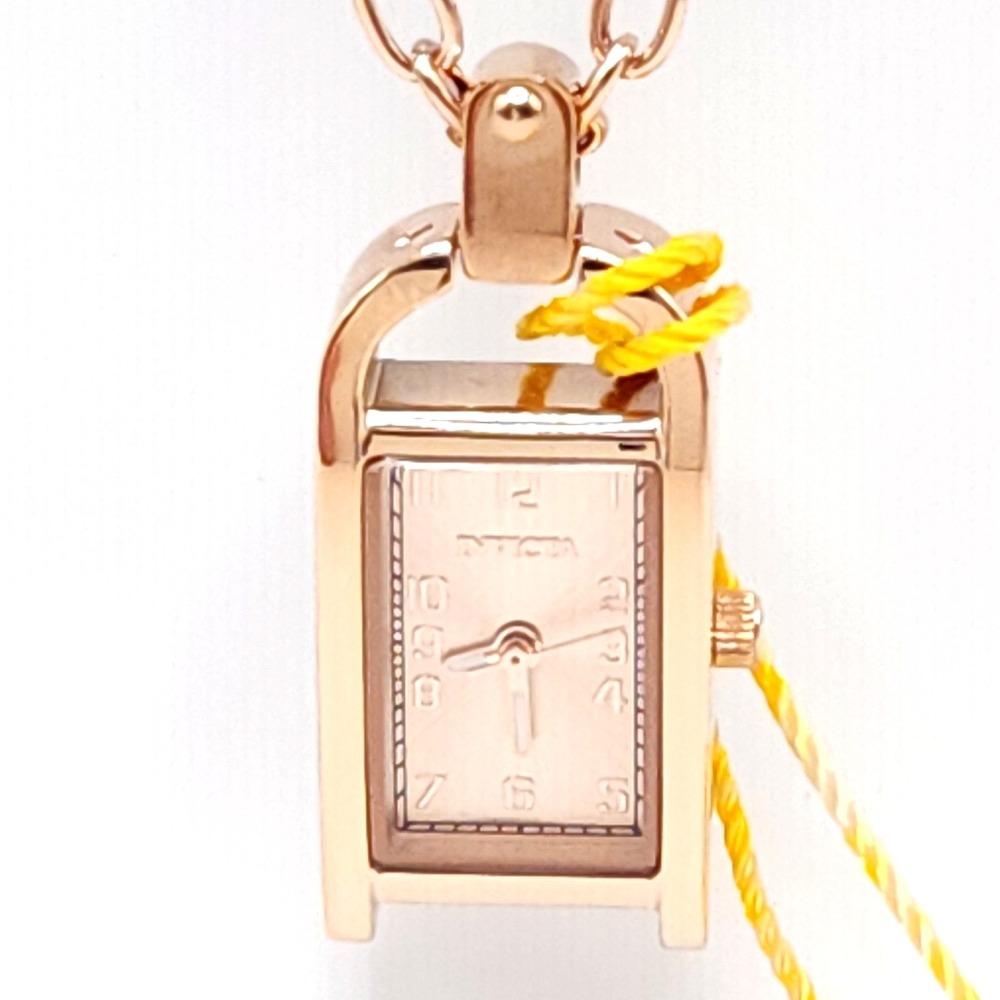 Invicta Mini Angel 49936 Pendant Watch Necklace Rose Gold Women's New - Picture 5 of 11